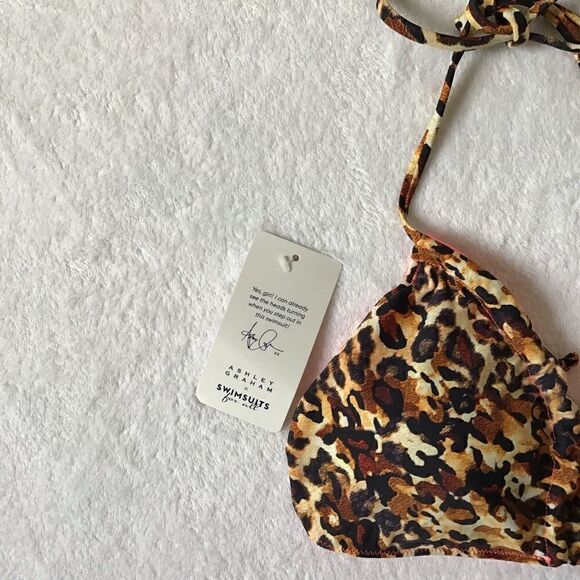 Ashley Graham Swimsuits4All Reversible Bikini Top - Picture 3 of 5